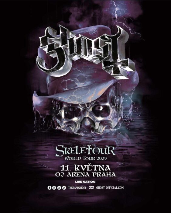 Koncert kapely Ghost v Praze